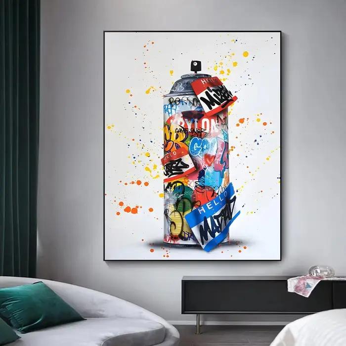 Affiche d'art Mural avec gestes de Graffiti de rue