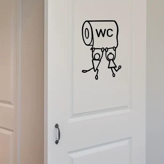 Autocollant de WC 1 pièce