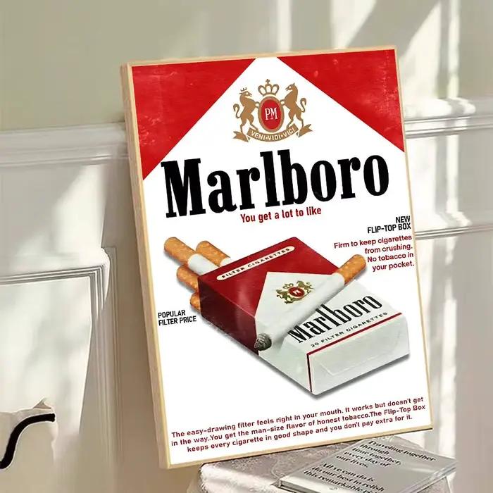 Affiche artistique autocollante M-Marlboro