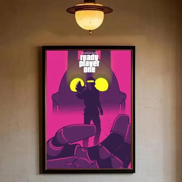 Affiche murale de dessin animé Ready Player One