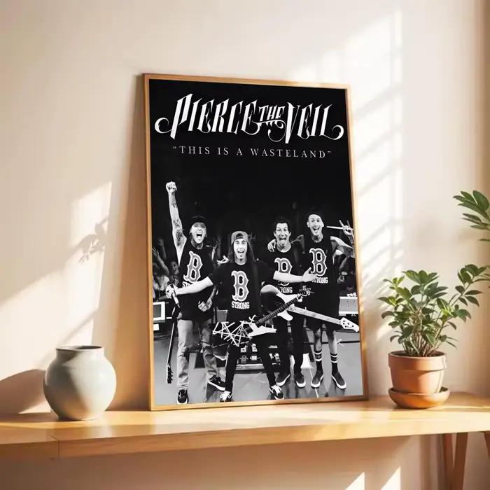 P-Pierce T-The Veil PTV Rock Band – affiche murale imprimée