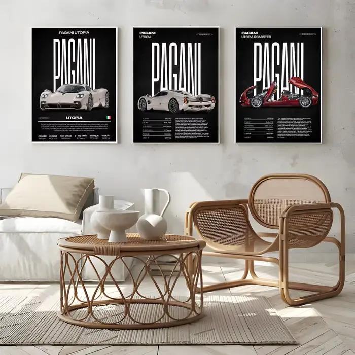 Affiche Super Car P-Pagani