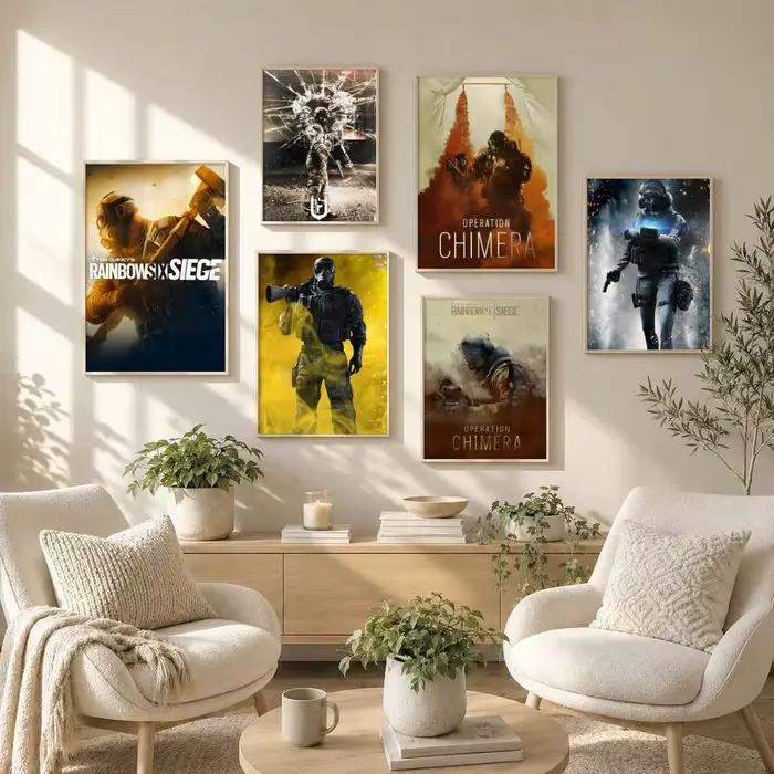 Affiche de film Rainbow Six Siege de Tom C-clancy