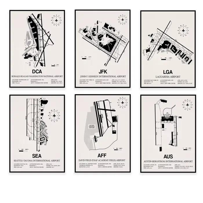 Cartes d'aéroport, Miami