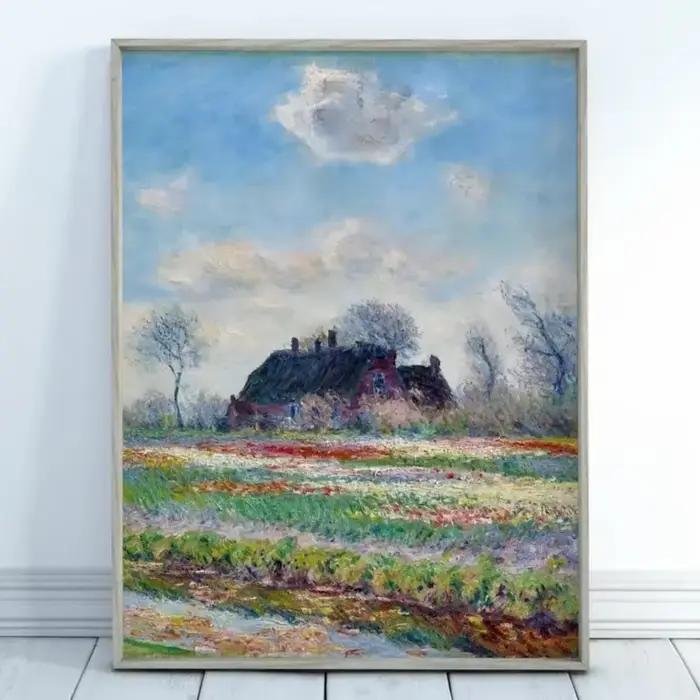 Monet – imprimés sur toile d'art de paysage abstrait