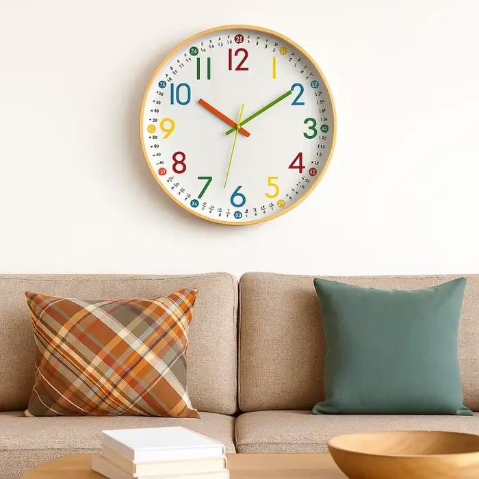 Horloge murale numérique facile à lire de 12 pouces