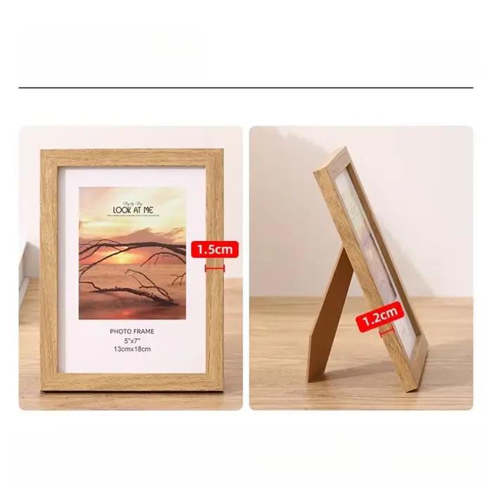 Cadre photo en bois 6/7/8/10 pouces A4 4×6 6×8