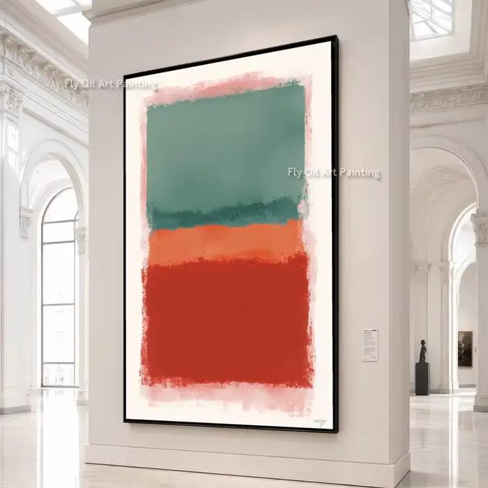 Peinture à l'huile sur toile inspirée de Mark Rothko
