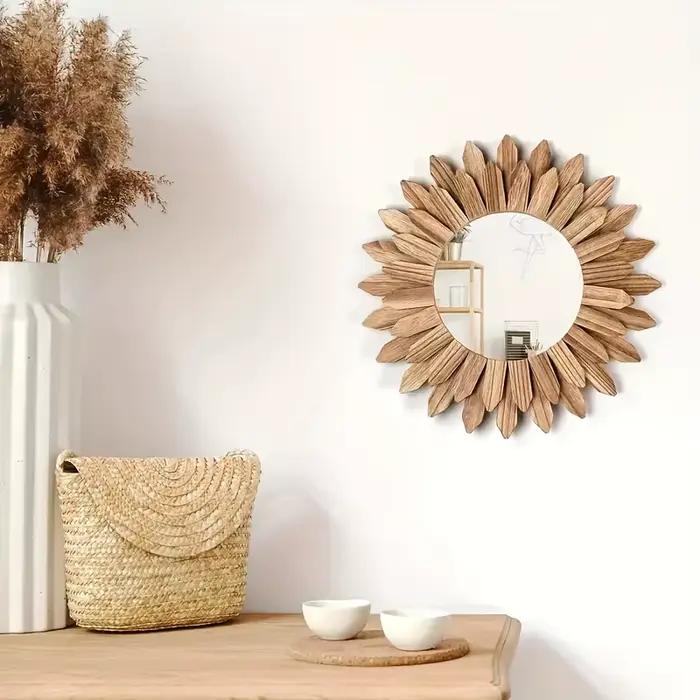 Miroir décoratif tournesol