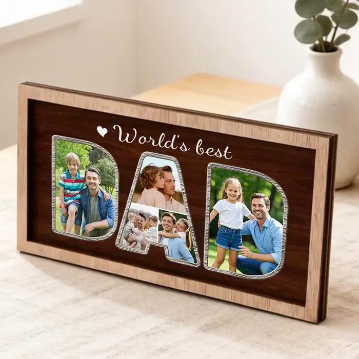 Cadre photo personnalisé pour papa
