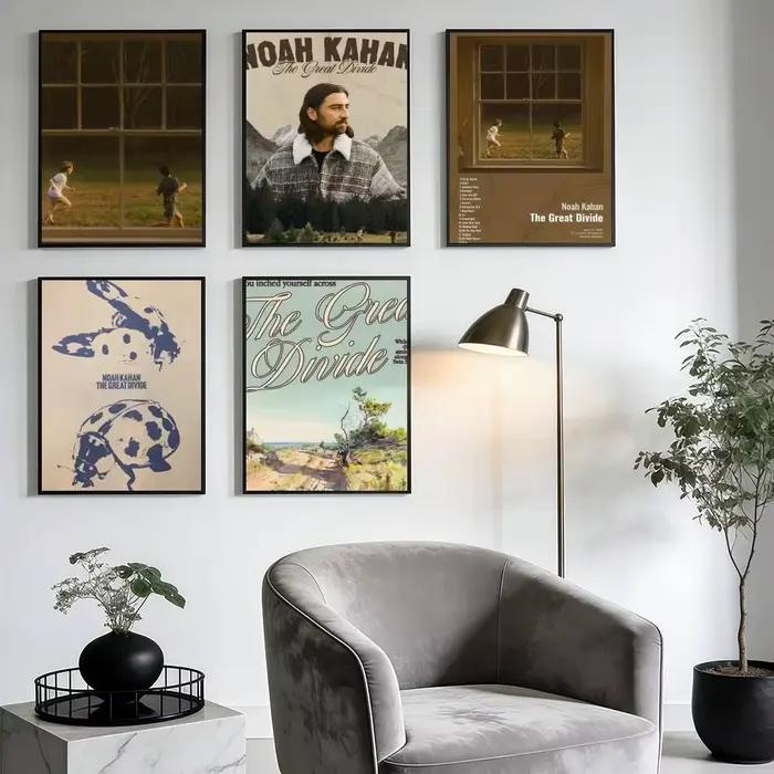 Noah Kahan The Great Divide – autocollants d'affiche classiques