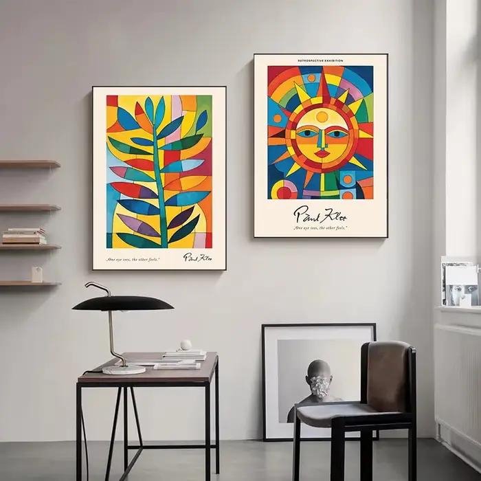 Paul Klee – affiches d'exposition d'œuvres d'art abstraites