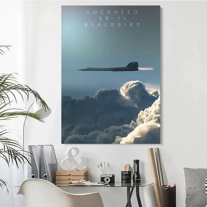 Affiches imprimées sur toile militaire pour la décoration murale de la maison