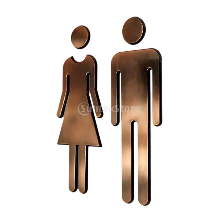 Autocollant de toilette pour homme et femme