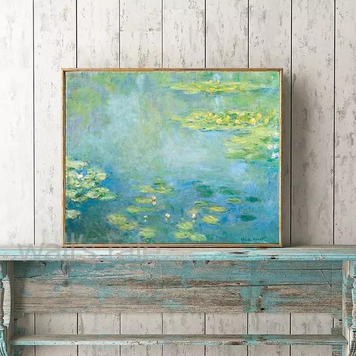 Monet – peinture à l'huile impressionniste sur toile
