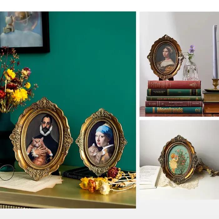 Cadre photo vintage, décoration murale