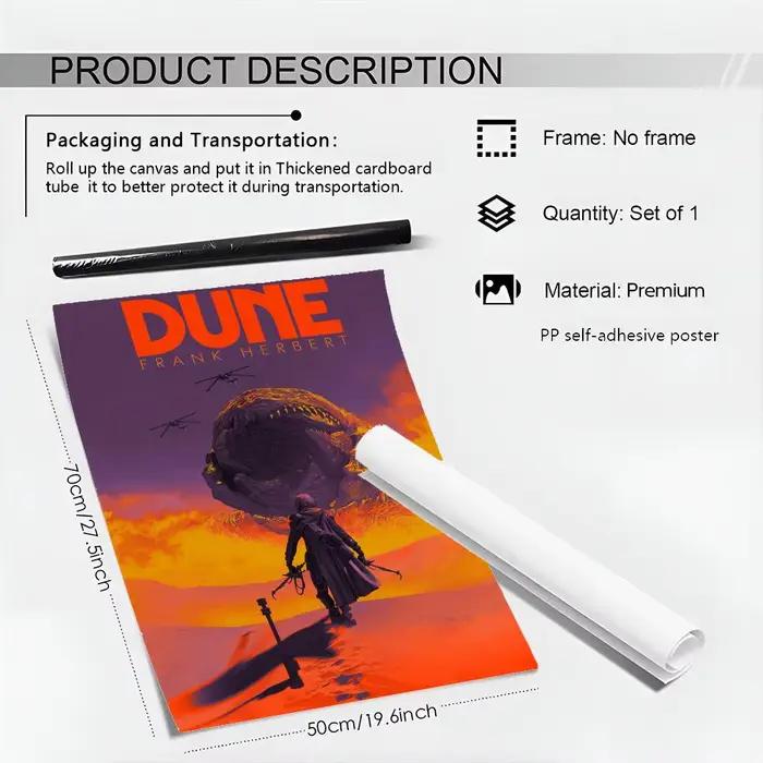 Affiche de film science-fiction Dune Part 2