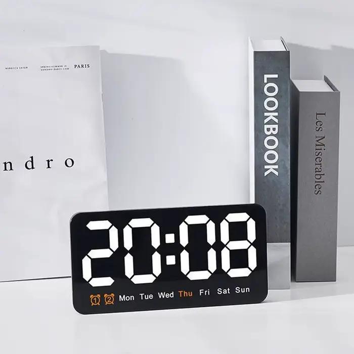 Horloge murale électronique à affichage de la température/Date