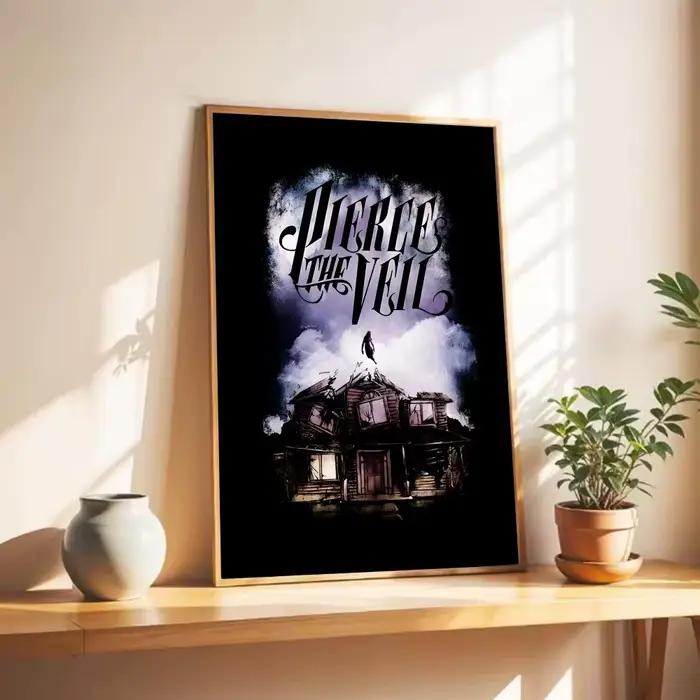 P-Pierce T-The Veil PTV Rock Band – affiche murale imprimée