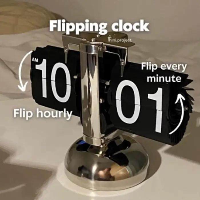 Horloge Numérique Rétro Minimaliste à Pied Unique