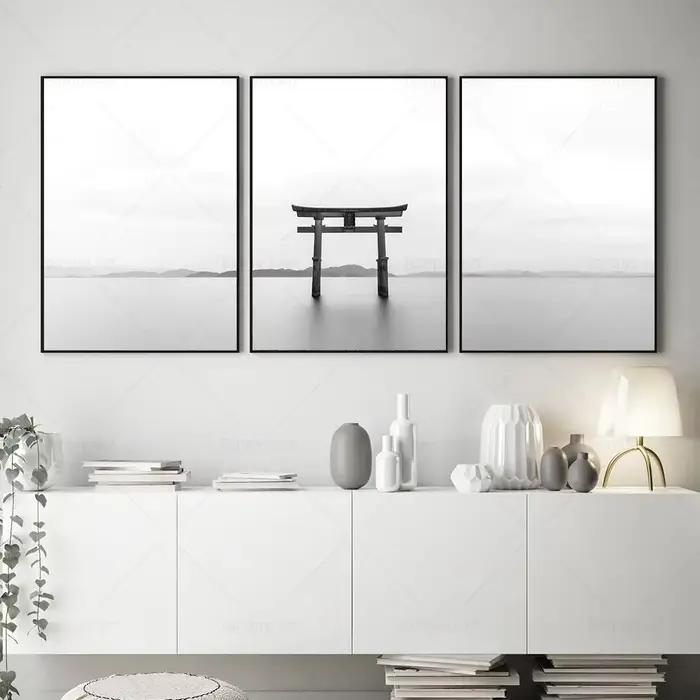 Torii Gate Toile Peinture Abstraite