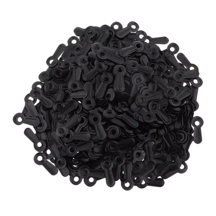 500 boutons tournants pour photos crédées pour accrocher des images, noir