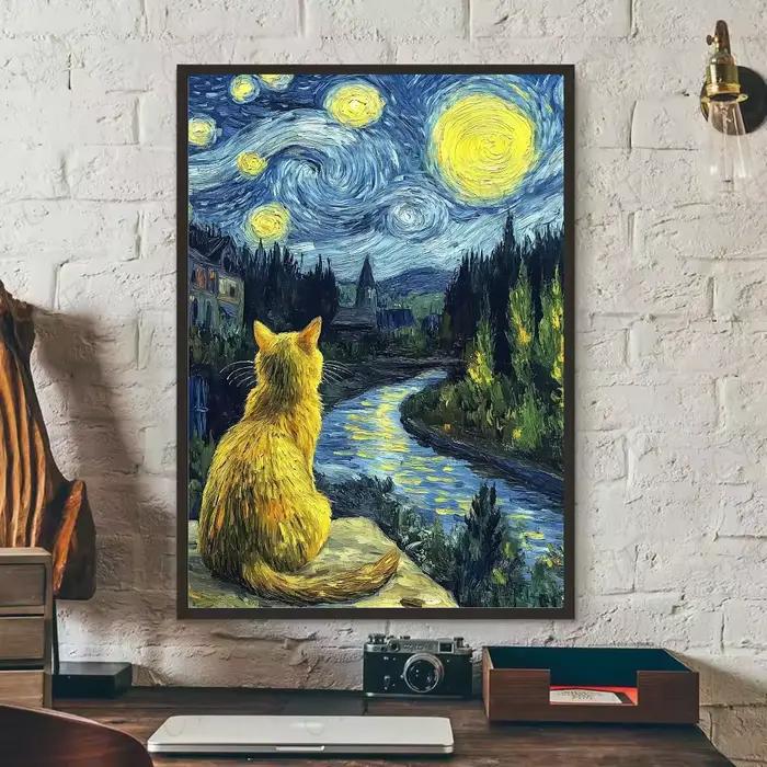 Affiche HD sans cadre des célèbres tableaux de Vincent Willem van Gogh