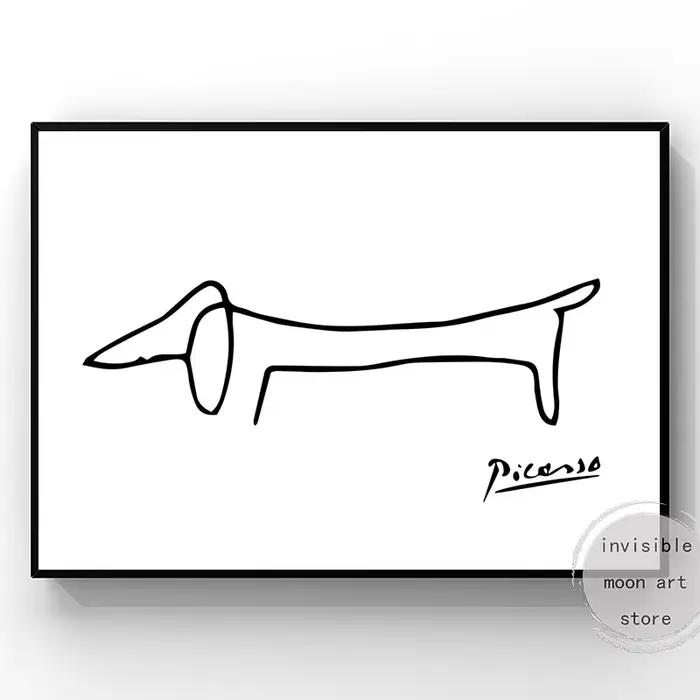 Affiches d'art abstraites de la série Picasso pour la décoration intérieure
