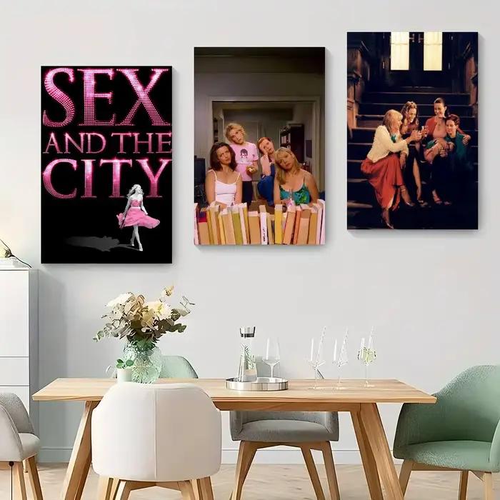 Affiches vintage classiques de la série télévisée Sex And The City