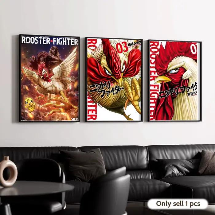 Affiche autocollante Anime ROOSTER FIGHTER