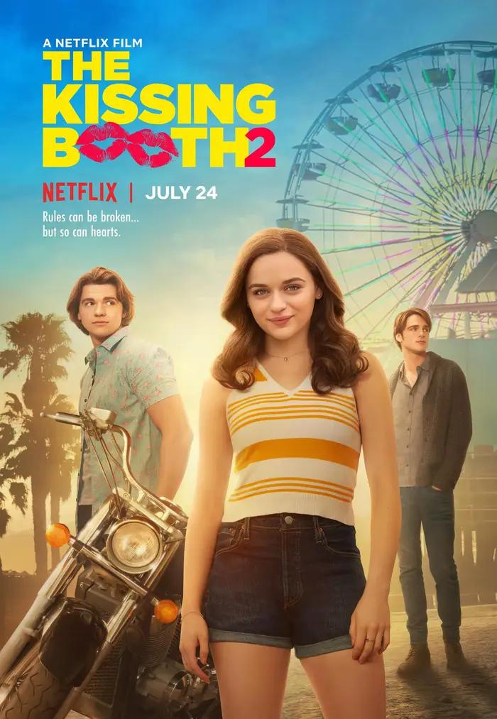 Affiche en soie pour film The Kissing Booth (2018)