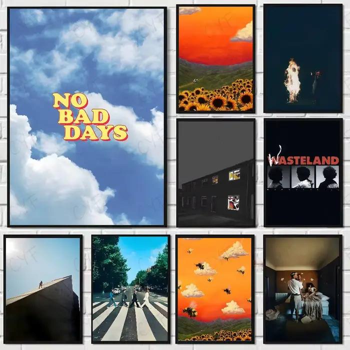 Affiche rétro d'album de rappeur