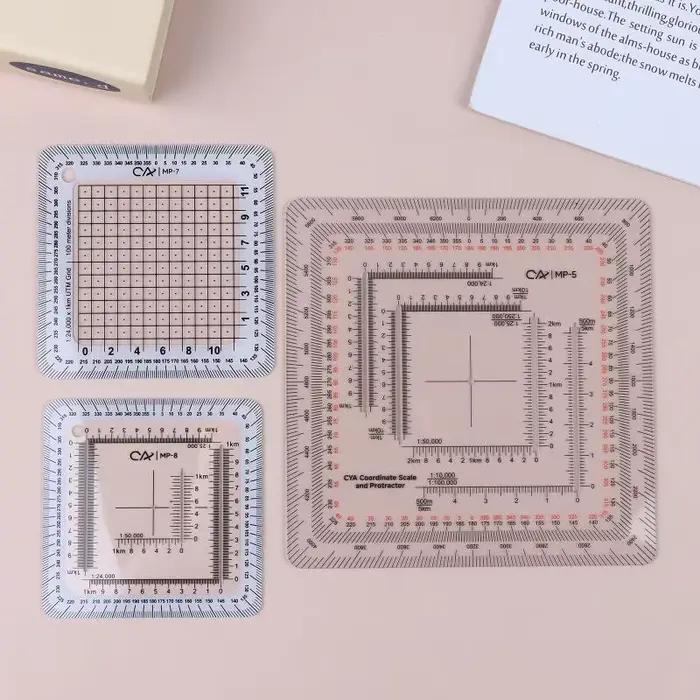 Carte topographique militaire pratique avec échelle de coordonnées militaires MGRS USNG pour les aventures de navigation maritime/terrestre