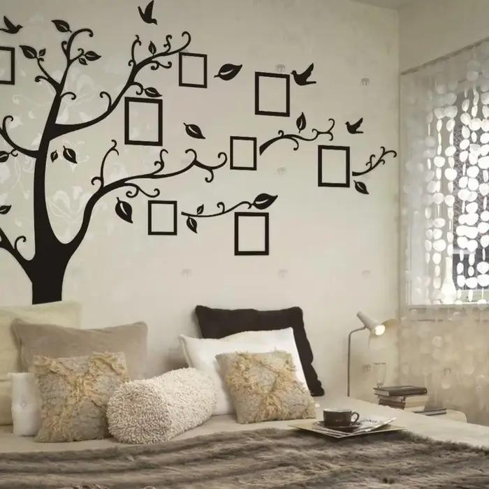 Offre spéciale 50*70 cm grand arbre Photo Stickers muraux décor à la maison salon chambre bricolage 3d mur Art