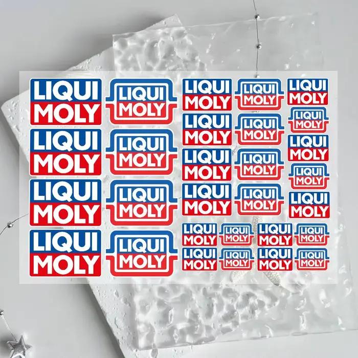 Autocollants Moto autocollant Auto carrosserie pare-chocs fenêtres Moto ordinateur portable murs vinyle décalcomanie voiture Tuning accessoires pour LIQUI MOLY