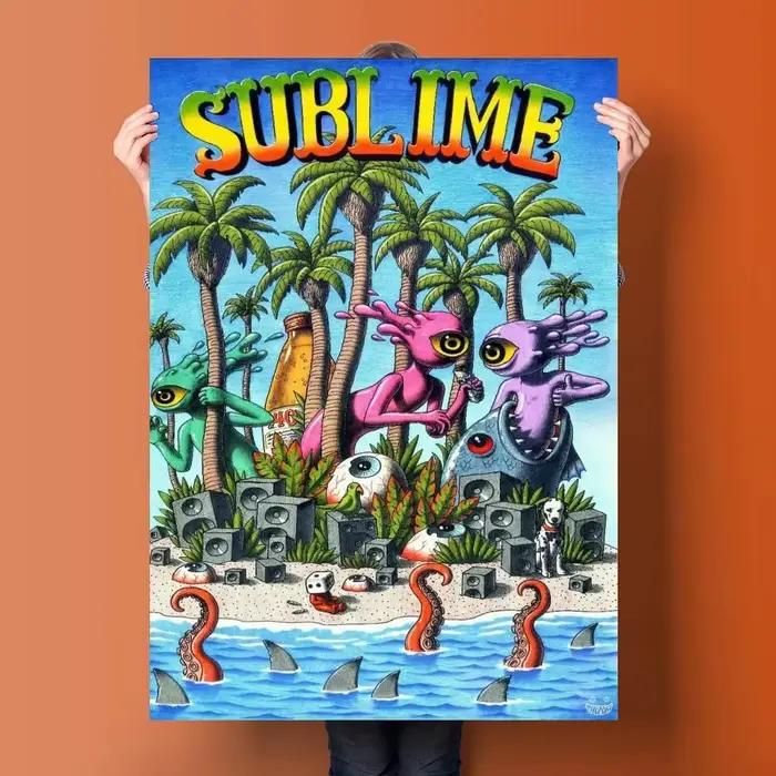 Affiche de chanteur Sublime