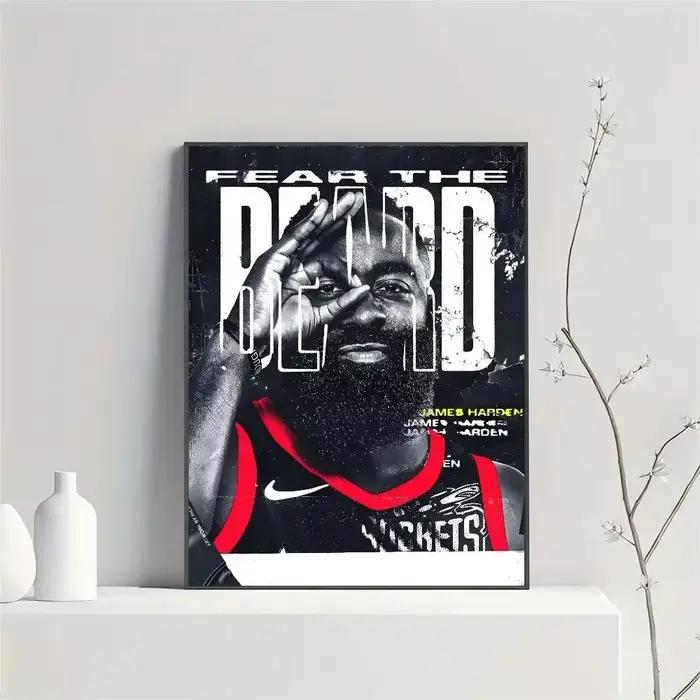 Affiche de basket-ball James Harden