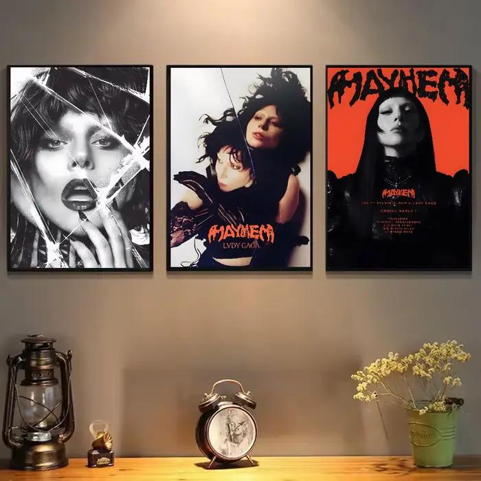 Affiche de chanteur l-lady Gaga Mayhem