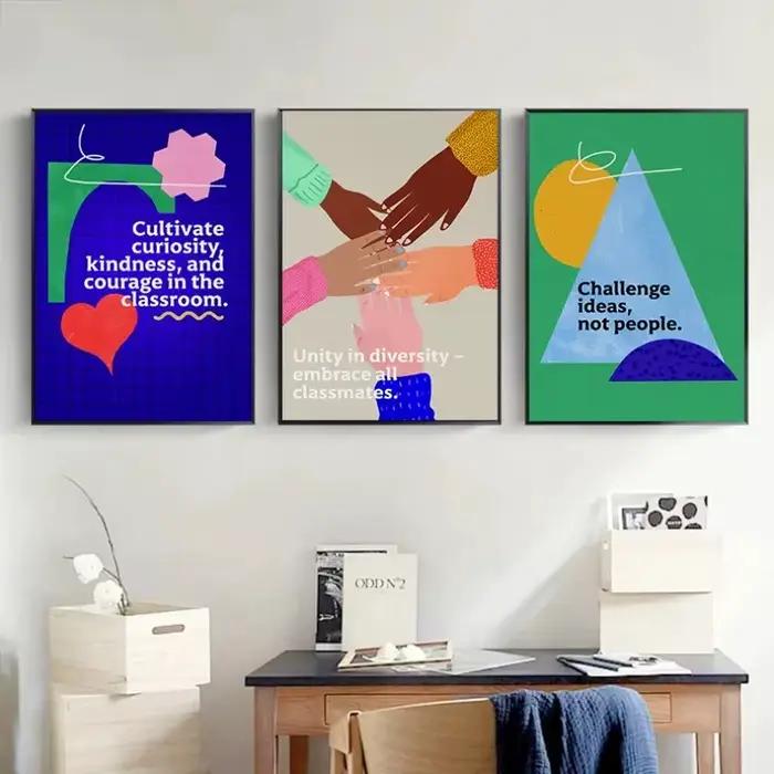 Affiche de salle de classe inspirante