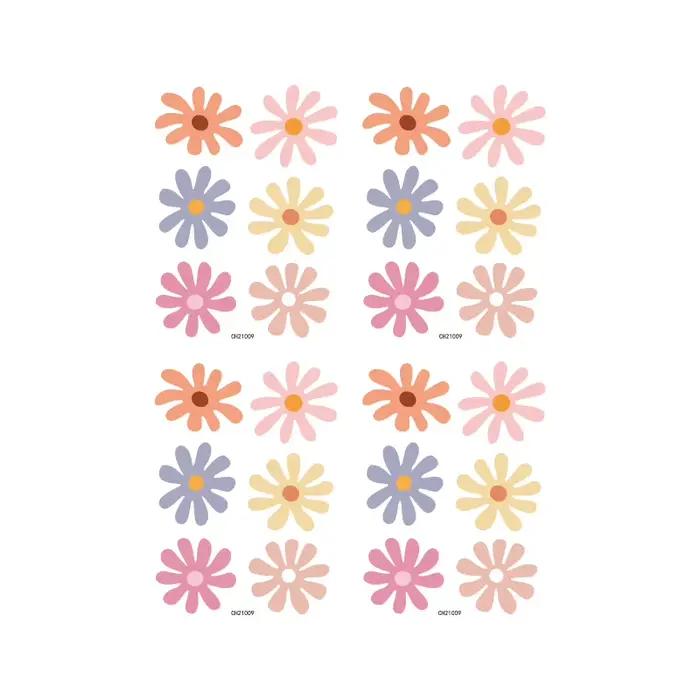 Autocollants muraux floraux marguerite
