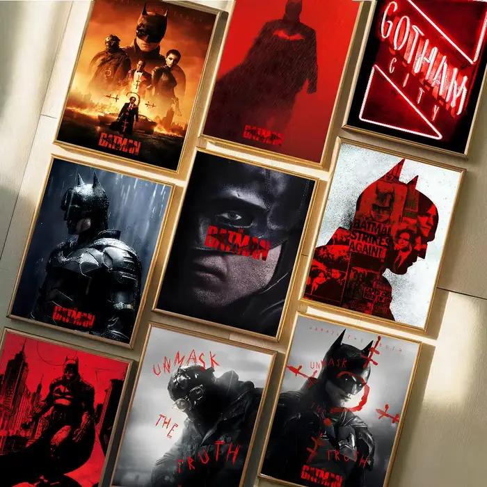 Affiche de film Batman 2022, impression artistique, décoration pour la maison, la chambre à coucher, le salon, cadeau