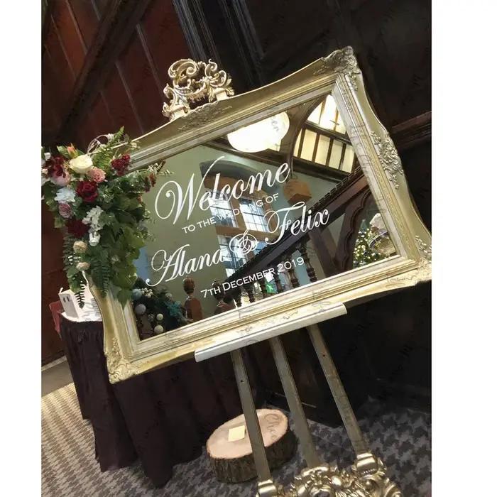 Autocollant personnalisé de mariage