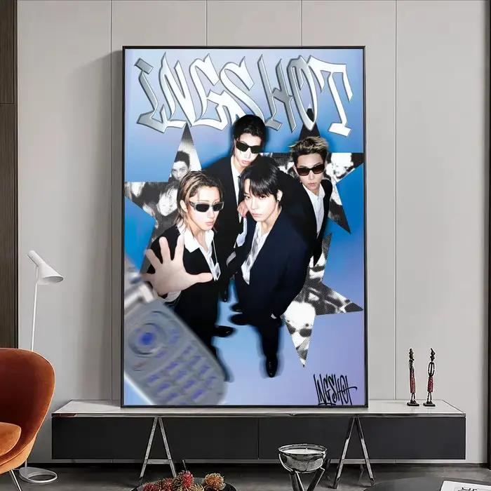 Affiche autocollante murale de marque LNGSHOT