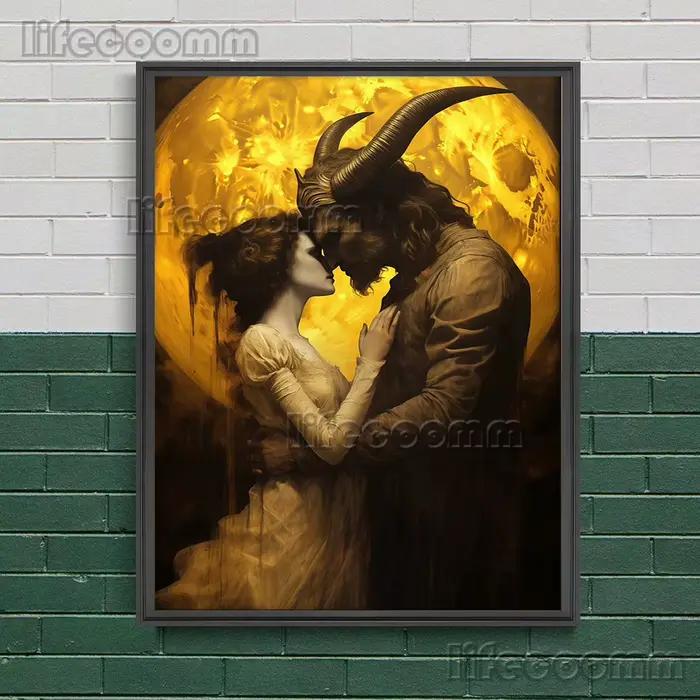 Affiche d'art de romance gothique