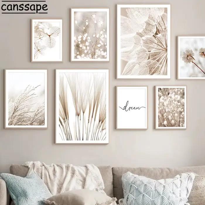 Peintures murales de paysage Beige