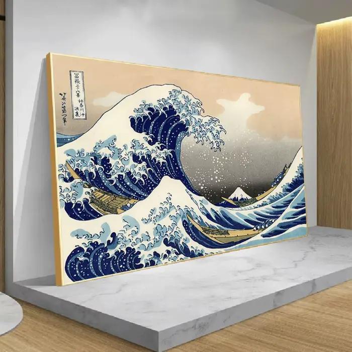 Peinture Murale de Grande Vague de Kanagawa