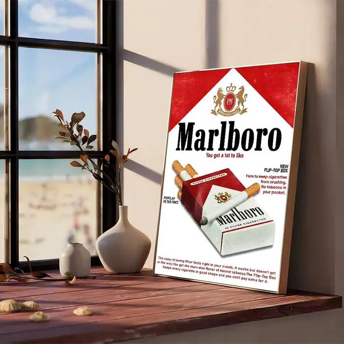 Affiche artistique autocollante M-Marlboro