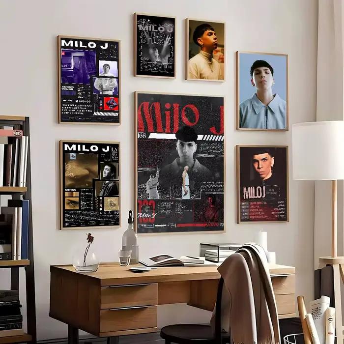 Affiche murale de chanteur m-milo J
