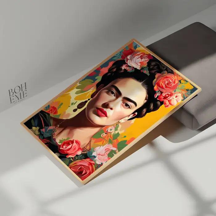 Peinture F-Frida Kahlo