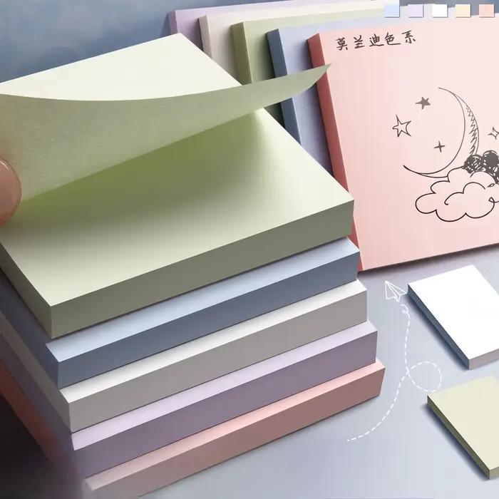 100 feuilles couleur posté mémo bloc-Notes autocollants Posits papeterie papier